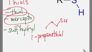 Naming Thiols [upl. by Myles]