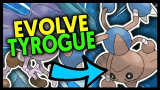 HOW TO EVOLVE TYROGUE INTO HITMONTOP ON POKEMON CRYSTAL [upl. by Skillern504]