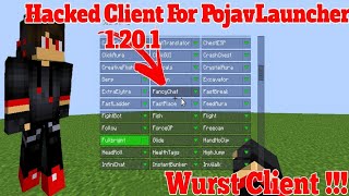 How To Download Wurst Client In PojavLauncher 1201 [upl. by Anauqes]