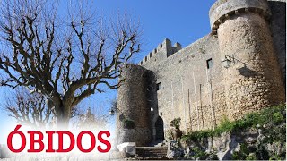 Óbidos  Estremadura  Portugal  Castelo muralhas cores e sabores  Informações e histórias [upl. by Lossa]