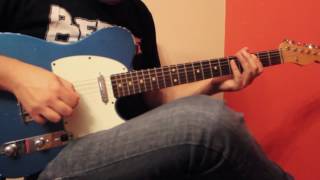 Telecaster Demo  Mojotone 52 clone pickups MJT body Musikraft neck RS electronics [upl. by Dorette985]