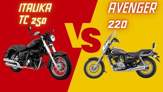 ITALIKA TC 250 vs AVENGER 220  Cual es Mejor [upl. by Neeloj648]