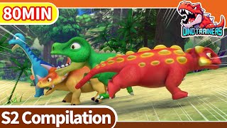 Dino Trainers S2 Compilation 2532  Dinosaurs for Kids  Trex  Cartoon  Toys  Robot  Jurassic [upl. by Zined880]