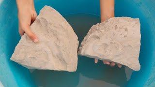 New video Grey dirt crumblingampSmashing in water oddly satisfying [upl. by Gamages684]