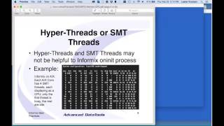 Informix Best Practices for Configuring CPU Memory and ONCONFIG settings [upl. by Jolynn]