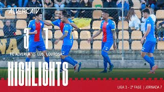 FC Alverca 31 Lus Lourosa  Highlights [upl. by Hamehseer566]