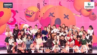 221129 MAMA 2022 Rookie Collaboration Stage  LE SSERAFIM IVE KEP1ER NMIXX amp NEWJEANS [upl. by Burgess]