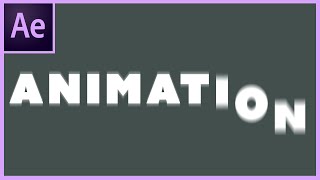 Basic Text Animations in After Effects CC 2020 [upl. by Kellyn977]