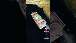 Chennai to Dubai flight ship Via Maldives travel map train indiantravellers indiatravels [upl. by Erreip55]