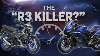 SUZUKI RAIDER 150 FI VS YAMAHA YZF R3 COMPARISON  LEGIT R3 KILLER NGA BA [upl. by Greenleaf]