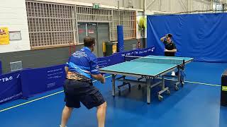 2024 NSW veterans div 2 Pavol Salanci vs Stephen Gillespie set 2 [upl. by Anaujnas]