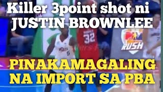 KILLER 3POINT SHOT NI BROWNLEE ANG NAGPANALO SA GINEBRA [upl. by Annoda443]