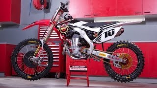 Bike Dissected Cody Coopers 2014 Honda CRF450R  Transmoto [upl. by Nylzor441]