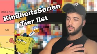 Kindheitsserien Tier List 🤔📺  EnzoStrikezz [upl. by Cherianne]