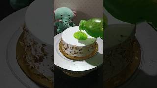 super easy pista cake decoration 🤩viral trending shortsfeed k2cakestudio [upl. by Nari396]