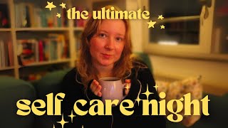 cozy self care night ✨ closet clean out skincare amp reading vlog [upl. by Bowerman188]