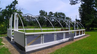 Building a LOW SIDEWALL GREENHOUSE  GROWERS SOLUTIONS [upl. by Aramaj]