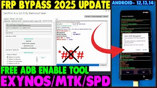 🔥 Finally FRP Bypass 202425  New ADB Enable Tool  Exynos MTK SPD Qualcomm FRP Unlockquot [upl. by Goeger271]