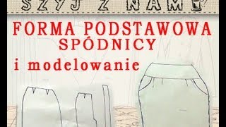 Forma podstawowa spódnicy i modelowanie Szycie krok po kroku dla początkujących [upl. by Naux389]