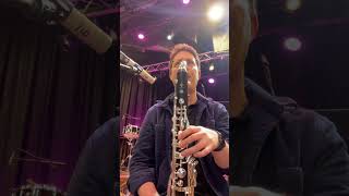 Bass clarinet solo impro Is it too much😅 bassclarinet band クラリネット latinmusic brazilianmusic [upl. by Akinak283]