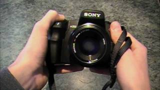 Sony Alpha A200 DSLR Review [upl. by Kling]