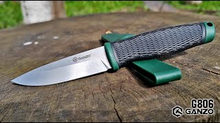 Нож который удивил Ganzo G806 CorcoranALTourist knife [upl. by Efrem]