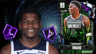 DARK MATTER ANTHONY EDWARDS GAMEPLAY ANT IS AN ATHLETIC GUARD IN NBA 2K24 MyTEAM [upl. by Vanhook941]