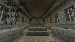 The Stronghold  Minecraft Tornado Survival S3 Ep3 [upl. by Musihc188]