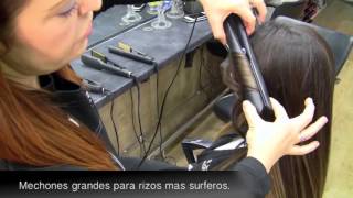 Rizos con GHD por Delia Sanz [upl. by Tilford940]