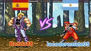 Aggressors of Dark Kombat  Reddo88 vs locoderemate05 FT3 [upl. by Nachison]