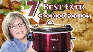 7 BEST EVER CROCKPOT RECIPES  EASY SLOW COOKER RECIPES FOR FALL  DUMP AND GO WEEKNIGHT DINNERS [upl. by Lila]