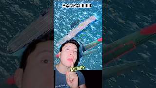 CÓMO SE CREÓ EL MEME “BANZAI”😱🤯🌚💀 short sabiasque curiosidades casos epic viral [upl. by Johst]