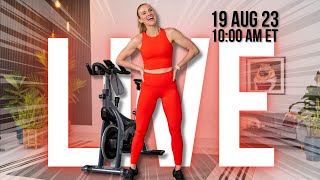 LIVE Indoor Cycling Workout  45 min Rhythm Ride [upl. by Peale]