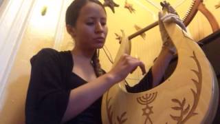 Hatikvah  The Hope  Israels National Anthem lyre harp arpa lira [upl. by Dyson707]