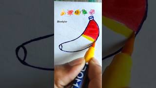 🍌🐙🐠🪲🦑Satisfying artart ytshortscreativeart shortssatisfyingvideo [upl. by Lyrac]