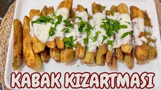 KABAK KIZARTMASI ‼️ SOSLU KABAK kabakkızartması mezetarifleri turkishmezerecipe yemektarifleri [upl. by Odrareg602]