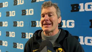 Iowa coach Tom Brands after Big Ten wrestling Tournament iowahawkeyes wrestling ncaa [upl. by Zadack23]