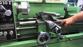 Clausing Nardini Model TT1230E Lathe [upl. by Eirallih]