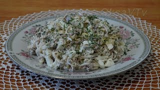 Салат quotТашкентquot Салат с редькой и говядиной Salad quotTashkentquot Salad with radish and beef [upl. by Nwahsud]