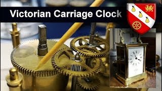 Clock Repair  Victorian Carriage Clock with Cylinder Escapement [upl. by Ojok153]