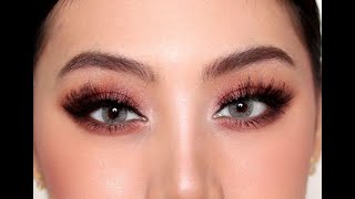 PRO MUA STEPBYSTEP MIDDLE EASTERN COPPER EYE MAKEUP TREND  ALBERT KURNIAWAN [upl. by Ilahtan]