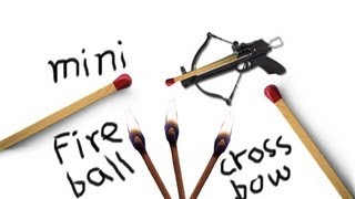 How to Make a Mini Fireball Crossbow [upl. by Papert838]