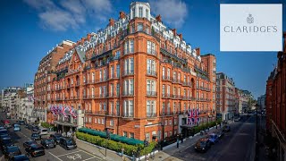 Claridgess Hotel London BEST 5star luxury hotel in London full tour in 4K [upl. by Ettezel]