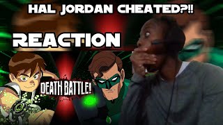 HE CHEATED quotMarqmastersquot Ben 10 vs Hal Jordan Green Lantern DEATH BATTLE REACTION [upl. by Thorman]