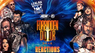 AEW x NJPW Forbidden Door 2024 Reactions [upl. by Brieta]