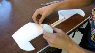 How To Build an RC Airplane Out of Foam Lesson 2 [upl. by Aisila]