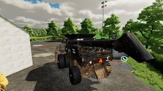 Harvesting Soybeans Farming Simulator 22 76 [upl. by Anav8]