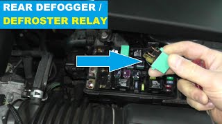 Rear Defroster Relay Test  Rear Defogger Help [upl. by Arihsak823]