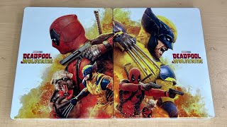 Deadpool amp Wolverine  4K Ultra HD Bluray SteelBooks Unboxing [upl. by Eibber]