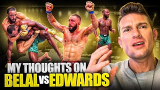 Belal Muhammad vs Leon Edwards Fight BREAKDOWN [upl. by Nocam]